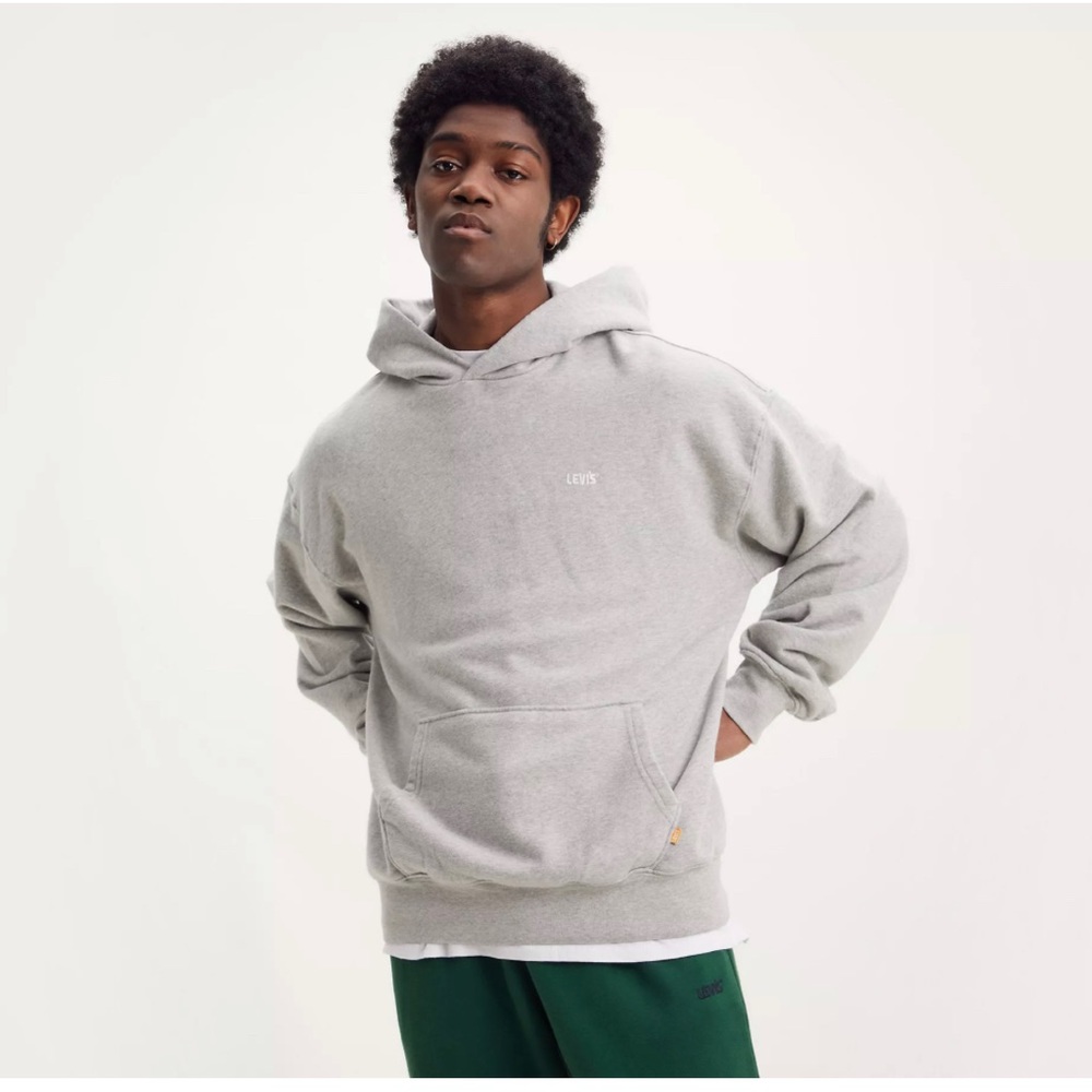 Levi’s Gold Tab size Medium gray pullover hoodie with front kangaroo pocket